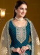 207C Teal Blue Chanderi Butti Embroidered Semi-Stitched Anarkali Suit 207C Teal Blue Chanderi Butti Embroidered Semi-Stitched Anarkali Suit