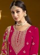 208D Pink Chinon Embroidered Semi-Stitched Sharara Suit 208D Pink Chinon Embroidered Semi-Stitched Sharara Suit