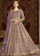 209C Purple Net Embroidered Semi-Stitched Anarkali Suit 209C Purple Net Embroidered Semi-Stitched Anarkali Suit