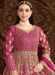 210E Pink Net Embroidered Semi-Stitched Anarkali Suit 210E Pink Net Embroidered Semi-Stitched Anarkali Suit