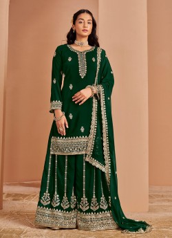 Vol-211 By Dani Creations 211A To 211D Series Palazzo  Suit Collection