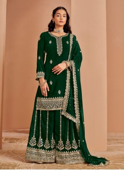 Vol-211 By Dani Creations 211A To 211D Series Palazzo  Suit Collection