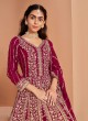 213D Rani Pink Faux Georgette Embroidered Semi-Stitched Anarkali Suit 213D Rani Pink Faux Georgette Embroidered Semi-Stitched Anarkali Suit