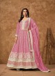 214A Pink Dolla Silk Embroidered Semi-Stitched Anarkali Suit 214A Pink Dolla Silk Embroidered Semi-Stitched Anarkali Suit