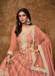 214D Peach Dolla Silk Embroidered Semi-Stitched Anarkali Suit 214D Peach Dolla Silk Embroidered Semi-Stitched Anarkali Suit