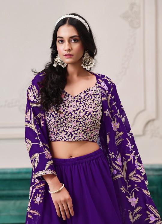 221B Dark Blue Faux Georgette Embroidered Semi-Stitched Sharara Suit 221B Dark Blue Faux Georgette Embroidered Semi-Stitched Sharara Suit