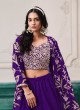221B Dark Blue Faux Georgette Embroidered Semi-Stitched Sharara Suit 221B Dark Blue Faux Georgette Embroidered Semi-Stitched Sharara Suit