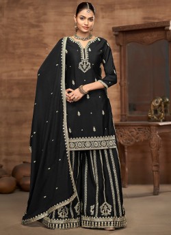 Vol-223 By Dani Creations 223A To 223D Series Palazzo  Suit Collection