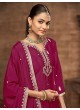 223D Dusty Pink Chinon Embroidered Semi-Stitched Palazzo Suit 223D Dusty Pink Chinon Embroidered Semi-Stitched Palazzo Suit