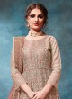 96004 Peach Embroidered Semi-Stitched Anarkali Suit 96004 Peach Embroidered Semi-Stitched Anarkali Suit