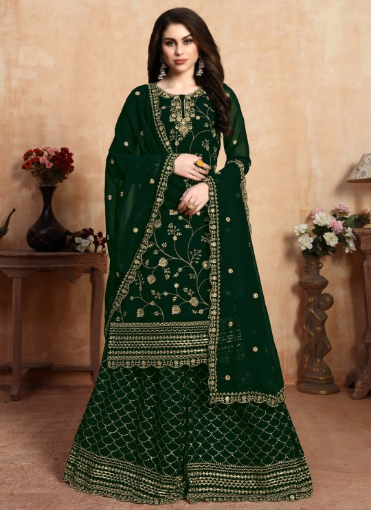 Embroidered Green Wedding Palazzo Suit Aanaya Vol 104 Dani Creation 401 Embroidered Green Wedding Palazzo Suit Aanaya Vol 104 Dani Creation 401