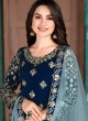 Aanaya Vol 109 By Dani Fashion 903 Blue Art Silk Designer Patiala Salwar Suit