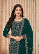 Green Palazzo With Faux Georgette Fabric And Semi-Stitched Design Anjubaa Vol-36 10361 Green Palazzo With Faux Georgette Fabric And Semi-Stitched Design Anjubaa Vol-36 10361