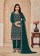 Green Palazzo With Faux Georgette Fabric And Semi-Stitched Design Anjubaa Vol-36 10361 Green Palazzo With Faux Georgette Fabric And Semi-Stitched Design Anjubaa Vol-36 10361