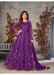 Purple Anarkali With Net Fabric And Semi-Stitched Design Anjubaa Vol-37 372 Purple Anarkali With Net Fabric And Semi-Stitched Design Anjubaa Vol-37 372