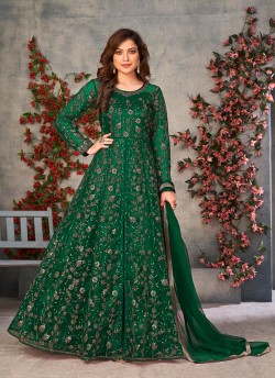 Anjuba Vol-4 by Dani Fashions 10031 to 10033 Series Anarkali Suits