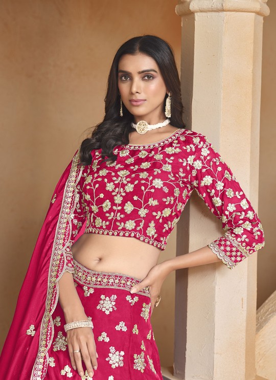 Ranipink Organza semi-stitched Lehenga Mehvish Vol-02 204 Ranipink Organza semi-stitched Lehenga Mehvish Vol-02 204