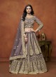 Light Purple Net Semi-Stitched Lehenga Mehvish Vol-04 403
