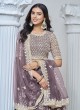 Light Purple Net Semi-Stitched Lehenga Mehvish Vol-06 602
