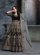 Black Anarkali With Heavy Embroidery And Border Twisha 1601-C