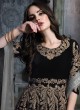 Black Anarkali With Heavy Embroidery And Border Twisha 1601-C