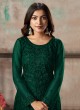 Green Net Semi-Stitched Straight-Suits Vaani Vol-1 17