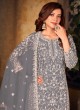 Grey Net Semi-Stitched Plazzo-Suits Vaani Vol-24 247 Grey Net Semi-Stitched Plazzo-Suits Vaani Vol-24 247