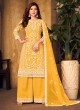 Yellow Net Semi-Stitched Plazzo-Suits Vaani Vol-24 248 Yellow Net Semi-Stitched Plazzo-Suits Vaani Vol-24 248