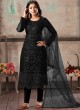 Black Net Embroidered Party Wear Straight Cut Suit Vaani Vol 1 By Dani Creation 11 Black Net Embroidered Party Wear Straight Cut Suit Vaani Vol 1 By Dani Creation 11