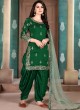 Aanaya Vol 107 By Dani Creation 701 Green Art Silk Party Wear Patiala Salwar Suit