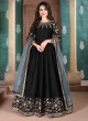 Aanaya Vol 111 By Dani Fashion 1101 Black Adda Silk Wedding Wear Abaya Style Suit