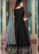 Aanaya Vol 111 By Dani Fashion 1101 Black Adda Silk Wedding Wear Abaya Style Suit