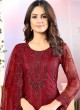 Vaani Vol 3 By Dani Fashion 34 Red Net Designer Straight Cut Suit Vaani Vol 3 By Dani Fashion 34 Red Net Designer Straight Cut Suit