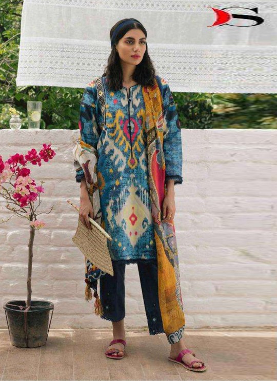 Coco By Deepsy Multicolor Pure Cotton Eid Wear Pakistani Suit 31