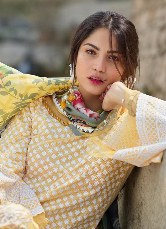 Yellow Pure Cotton Chikankari Summer Wear Pakistani Suits Eidi 800602 By Deepsy SC/015349 Yellow Pure Cotton Chikankari Summer Wear Pakistani Suits Eidi 800602 By Deepsy SC/015349