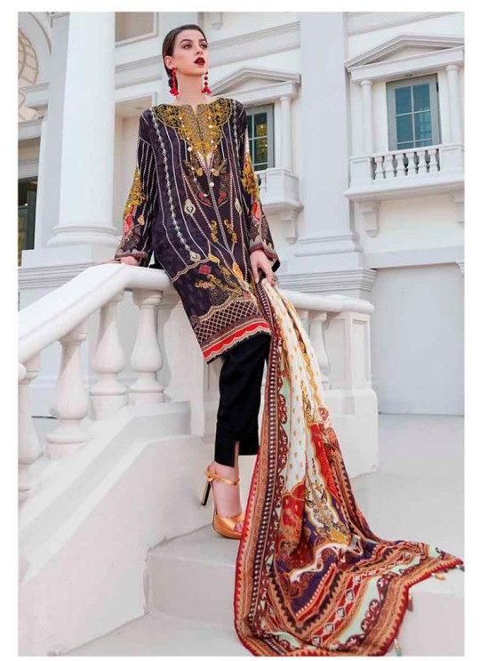 Elan 10 By Deepsy Black Satin Silk Eid Wear Pakistani Suit 423 Elan 10 By Deepsy Black Satin Silk Eid Wear Pakistani Suit 423