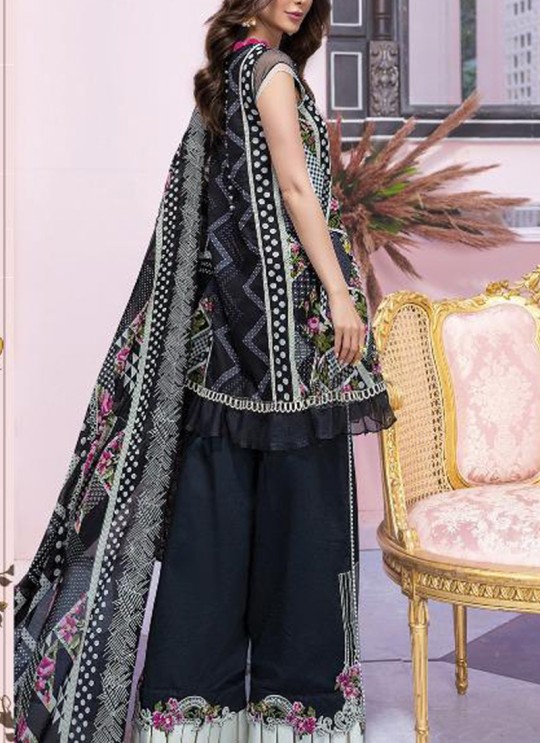 Black Pure Cotton Resham Work Designer Daily Wear Pakistani Suits Firdous Vol 2 900604 By Deepsy SC/015673