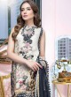 Beige Pure Cotton Resham Work Designer Daily Wear Pakistani Suits Firdous Vol 2 900608 By Deepsy SC/015673