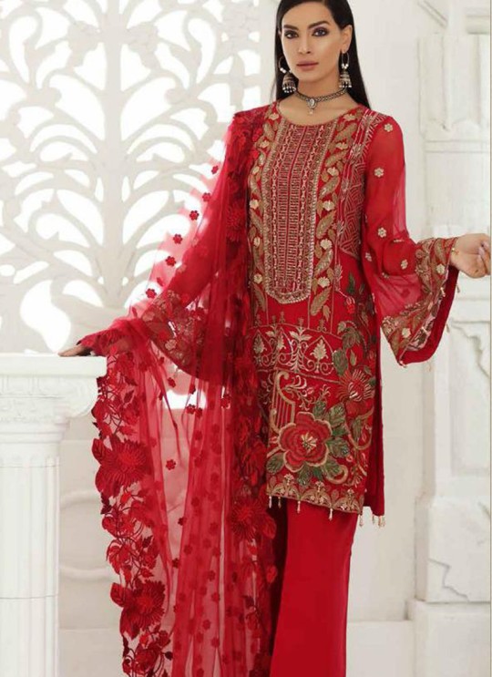 Red Georgette Designer Pakistani Suit Imorzia Vol-12 044 By Deepsy SC/015803