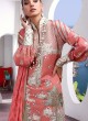 Party Wear Peach Cotton Pakistani Suit Muzlin Premium 022 By Deepsy SC/015804