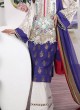 Festival Wear White Cotton Pakistani Suit Muzlin Premium 024 By Deepsy SC/015804