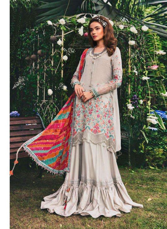 Maria B By Deepsy Grey Pure Cotton Eid Wear Pakistani Suit 431 Maria B By Deepsy Grey Pure Cotton Eid Wear Pakistani Suit 431