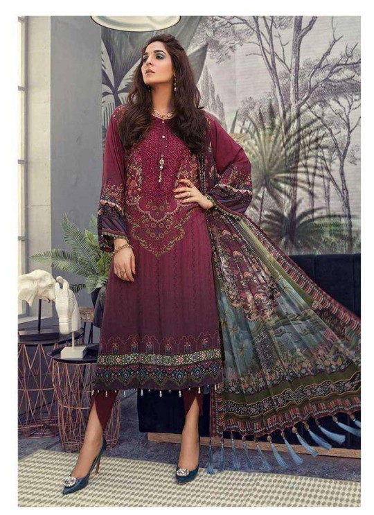 Mprint 19 By Deepsy Pink Pure Cotton Eid Wear Pakistani Suit 244