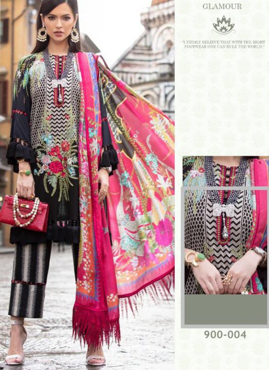 Black Cotton Zari Work Designer Party Wear Pakistani Suits Sana Safinaz Lawn Vol 19 900004 By Deepsy SC/015674 Black Cotton Zari Work Designer Party Wear Pakistani Suits Sana Safinaz Lawn Vol 19 900004 By Deepsy SC/015674