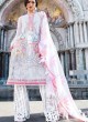 Off White Net Zari Work Designer Party Wear Pakistani Suits Sana Safinaz Lawn Vol 19 900008 By Deepsy SC/015674