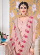Pink Georgette Embroidered Churidar Suits Hurma VOL 15 1081 By Eba Lifestyle SC/016145
