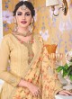 Gold Georgette Embroidered Churidar Suits Hurma VOL 15 1082 By Eba Lifestyle SC/016146
