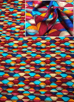 Multicolor Inayat Rayon 140 GSM Printed Fabric 420