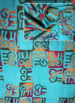 Multicolor Inayat Rayon 140 GSM Printed Fabric 428