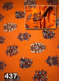 Multicolor Inayat Rayon 140 GSM Printed Fabric 437